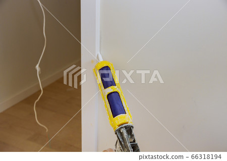 Carpenter using for when you need to cover small 66318194