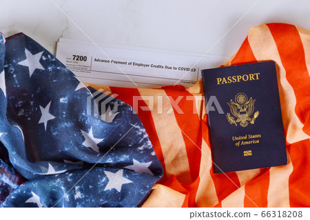 American flag, Form 7200, Advance Payment of 66318208