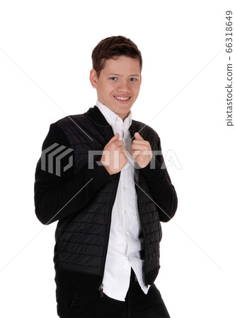 Portrait image of a young teenage boy Portrait image of a young teenage boy 66318649