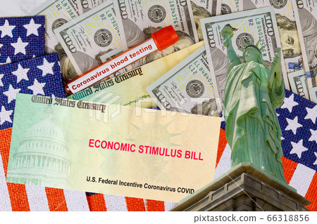 Word COVID-19 on global pandemic lockdown stimulus 66318856