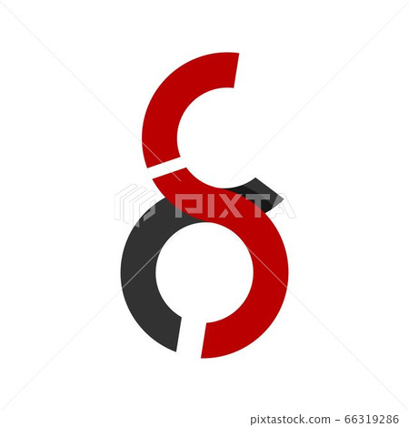 SOC, OS, SO initials geometric rounded logo and SOC, OS, SO initials geometric rounded logo and 66319286