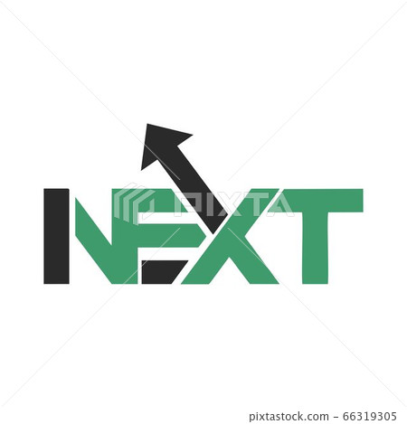 Next Up Sign up NEXT initials letter business and tech logo and - Stock Illustration ...