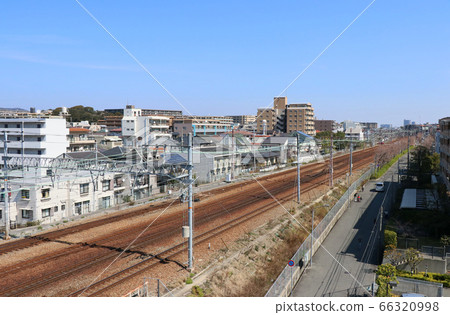 蘆屋市，東海道線，Ku洲町周圍的風景 66320998