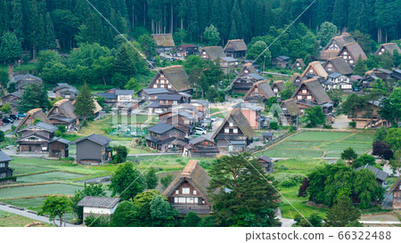 Shirakawa-go in early summer (before dawn) 66322488
