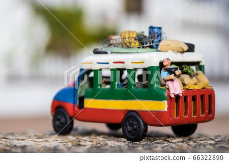 Colorful traditional rural bus from Colombia Colorful traditional rural bus from Colombia 66322890