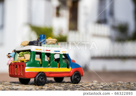 Colorful traditional rural bus from Colombia Colorful traditional rural bus from Colombia 66322893