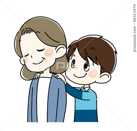 Boys who stir shoulders to senior women 66323474