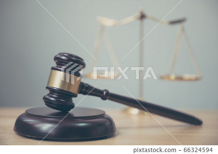 Law and justice, legality concept, Judge gavel on wooden table Law and justice, legality concept, Judge gavel on wooden table 66324594