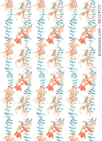 Goldfish continuous background pattern Goldfish continuous background pattern 66324725