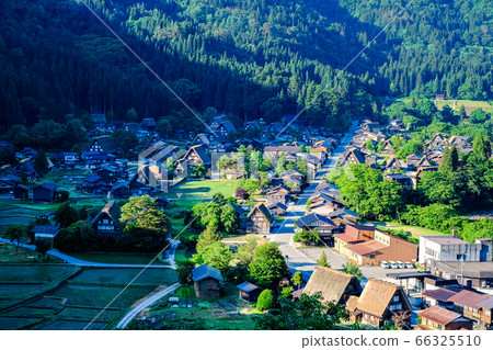 Shirakawa-go in the early summer (morning) Shirakawa-go in the early summer (morning) 66325510