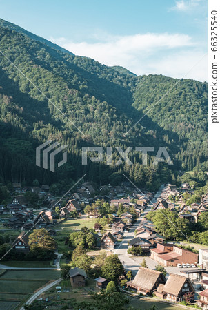 Shirakawa-go in the early summer (morning) 66325540