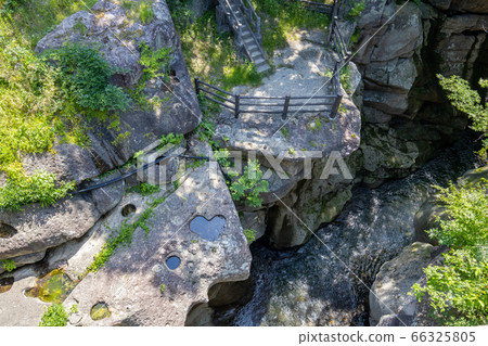 心的空洞，宮城縣名取河上游的秋生“ Rankyokyo”山谷愛好者的聖地 66325805