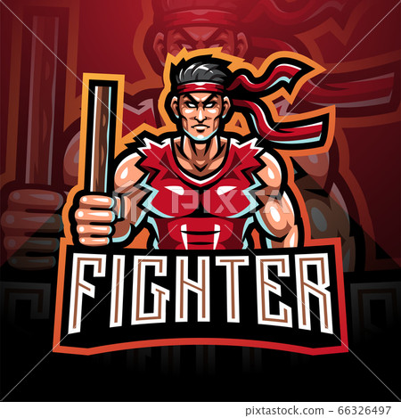 Fighter sport mascot logo design Fighter sport mascot logo design 66326497
