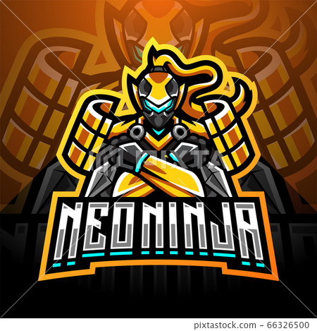 Neo ninja esport mascot logo design Neo ninja esport mascot logo design 66326500