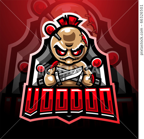 Voodoo esport mascot logo design Voodoo esport mascot logo design 66326501