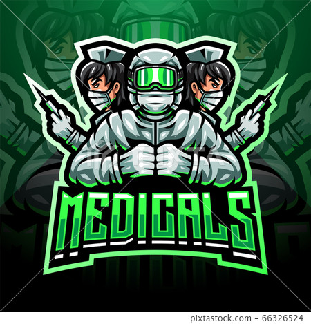The medicals esport mascot logo 66326524