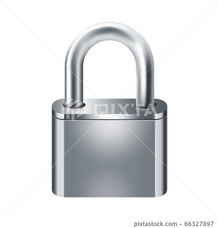Metal padlock icon - Stock Illustration [66327897] - PIXTA