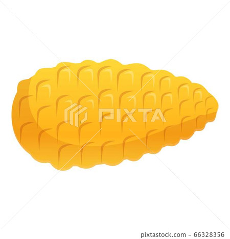 Fresh yellow corn icon, cartoon style 66328356