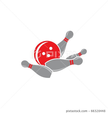 Bowling icon Template vector 66328448