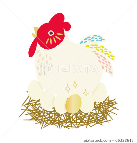 A chicken that lays a golden egg 66328615