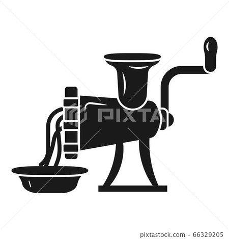 Meat grinder icon, simple style 66329205