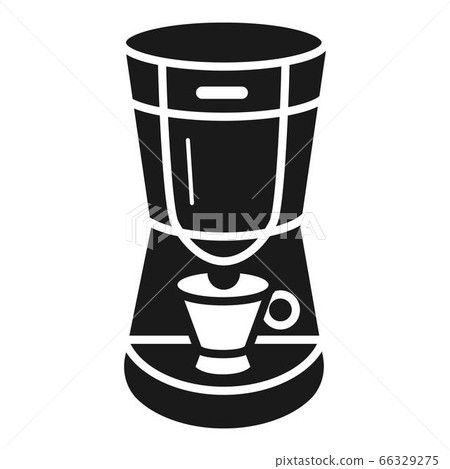 Coffee machine icon, simple style 66329275