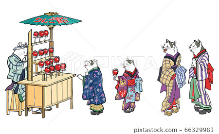 浮世繪貓浴場街頭食品套裝 浮世繪貓浴場街頭食品套裝 66329981