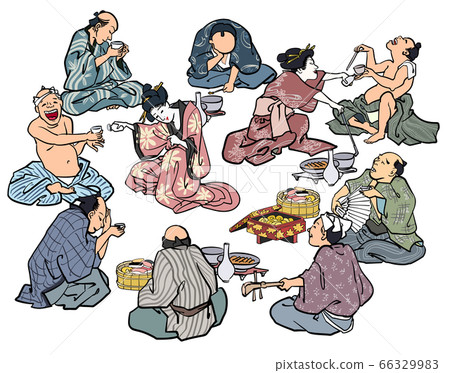 浮世繪日式宴會 浮世繪日式宴會 66329983