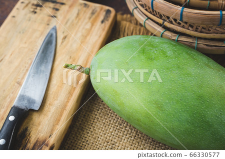 Fresh big green mango Fresh big green mango 66330577