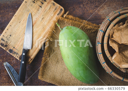 Fresh big green mango Fresh big green mango 66330579