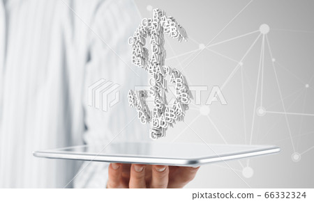 Electronic business concept Electronic business concept 66332324