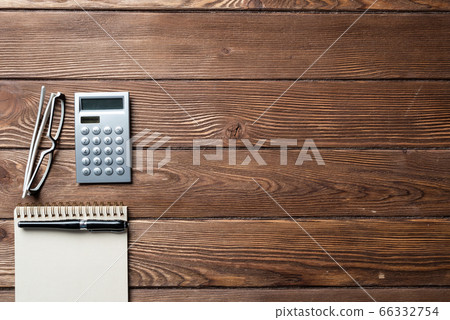 Still life of accountant office workspace Still life of accountant office workspace 66332754
