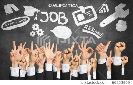 Set of hand gestures Set of hand gestures 66333909