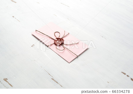 Letter with seal on table 66334278