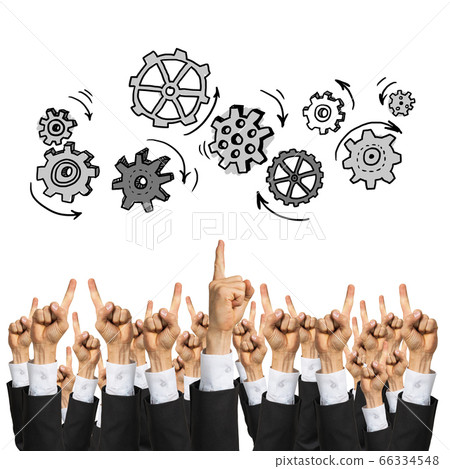 Business and teamwork concept 66334548