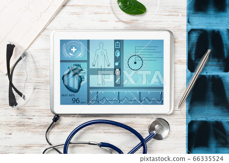 Medical diagnostics in modern hospital. Medical diagnostics in modern hospital. 66335524
