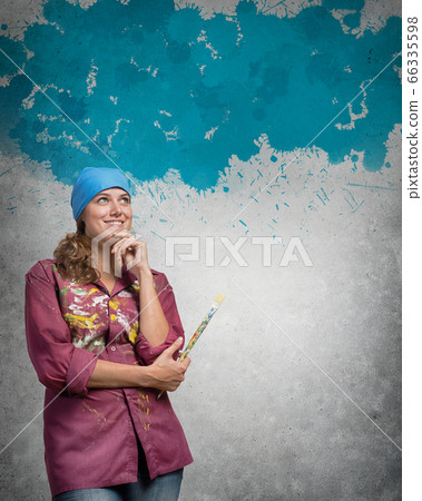 She is painting her world 66335598