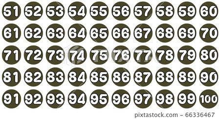 Open Numbers Stock Illustration Pixta