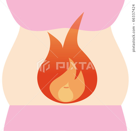 Diet burning woman plump 66337424