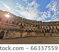 The radiant arena under the blue sky 66337559
