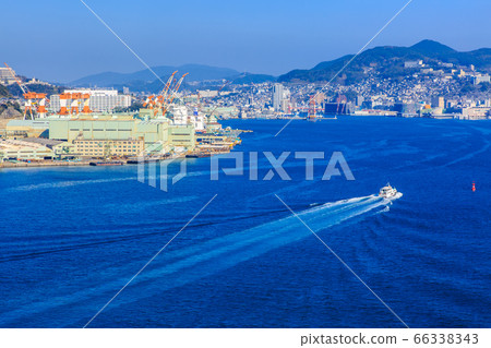 Nagasaki Port from Kanzaki Shrine [Nagasaki City] 66338343