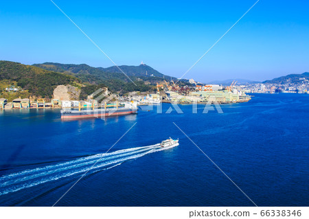 Nagasaki Port from Kanzaki Shrine [Nagasaki City] 66338346