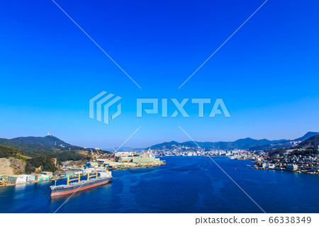 Nagasaki Port from Kanzaki Shrine [Nagasaki City] 66338349