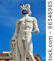 Apollo Statue With Surgical Mask In Nice France 66346985