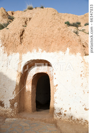 MATMATA, TUNISIA - February 03, 2009: The Berber underground dwellings, Matmata, Tunisia 66347833