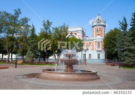 Ulyanovsk - Simbirsk, Russia - August 11 2012, Ulyanovsk Regional Museum of Local Lore named after the famous writer I.A. Goncharov 66350135