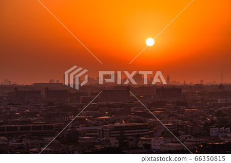 《東京》東京的黎明,新宿子中心的朝陽 《東京》東京的黎明,新宿子中心的朝陽 66350815
