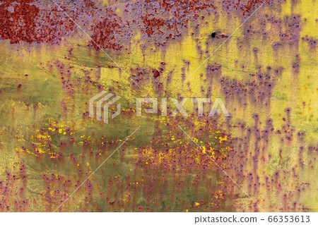 Old rusty metal painted with paint as an abstract Old rusty metal painted with paint as an abstract 66353613