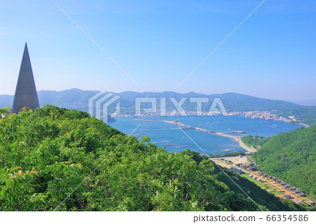 眺望兵庫縣淡路島福倉灣 眺望兵庫縣淡路島福倉灣 66354586