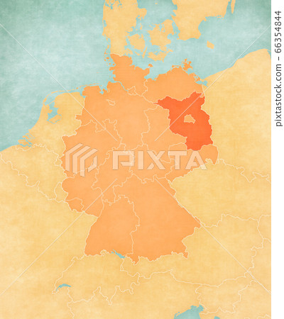 Map of Germany - Brandenburg 66354844